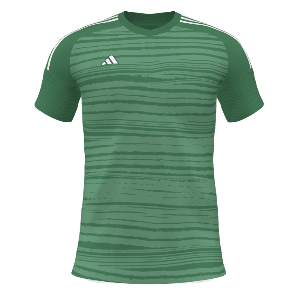 adidas Trikot miTeam Waves LR, 3XL, grün/dunkelgrün