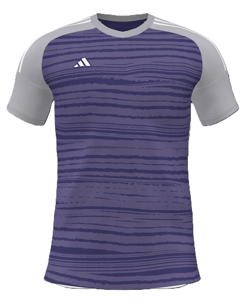 adidas Trikot miTeam Waves LR, 3XL, lila/hellgrau/weiß