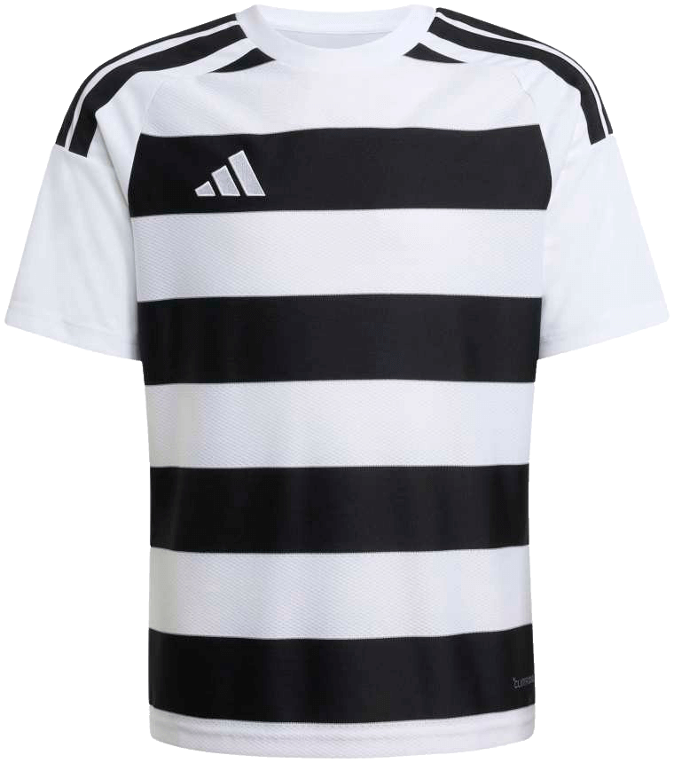 adidas Trikot Hooped 26, 176, weiß/schwarz