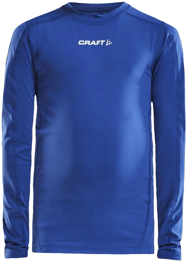 Craft Ability Compression Unterziehshirt, 164, blau/weiß