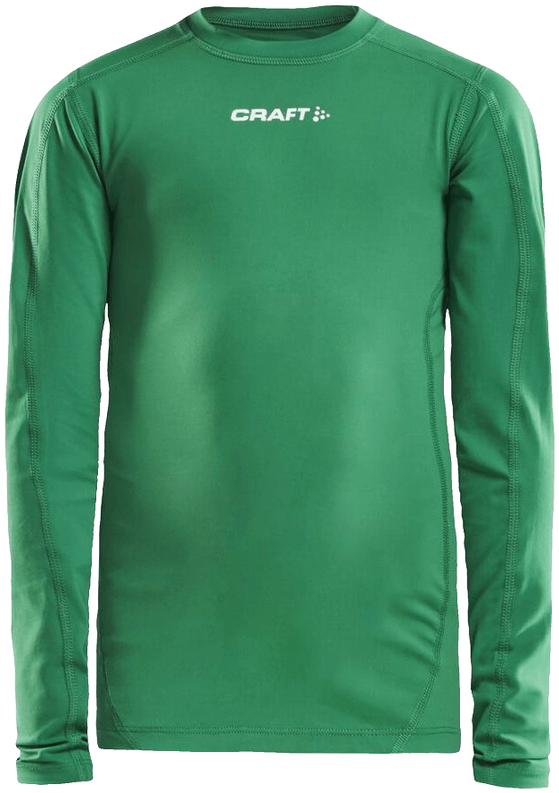 Craft Ability Compression Unterziehshirt, 164, grün/weiß