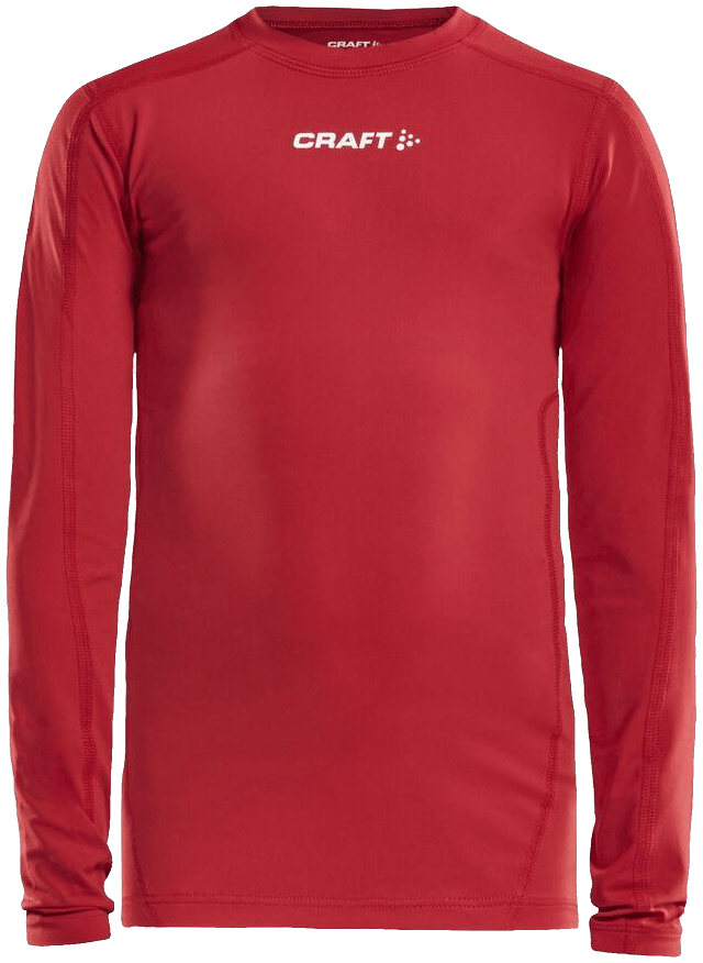 Craft Ability Compression Unterziehshirt, 164, rot/weiß