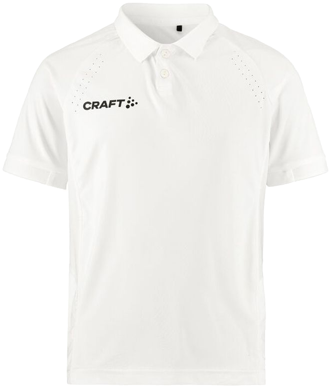 Craft Ability Poloshirt, 164, weiß/schwarz