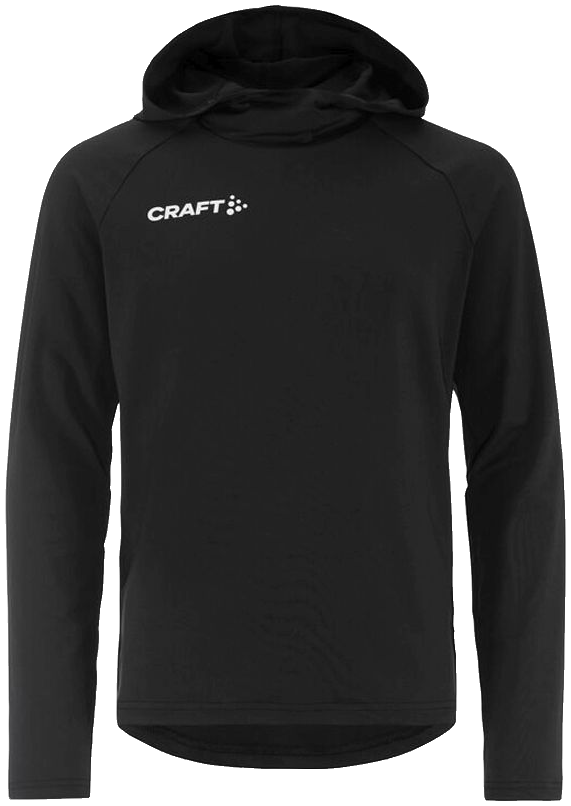 Craft Ability Polyester Hoodie, 164, schwarz/weiß