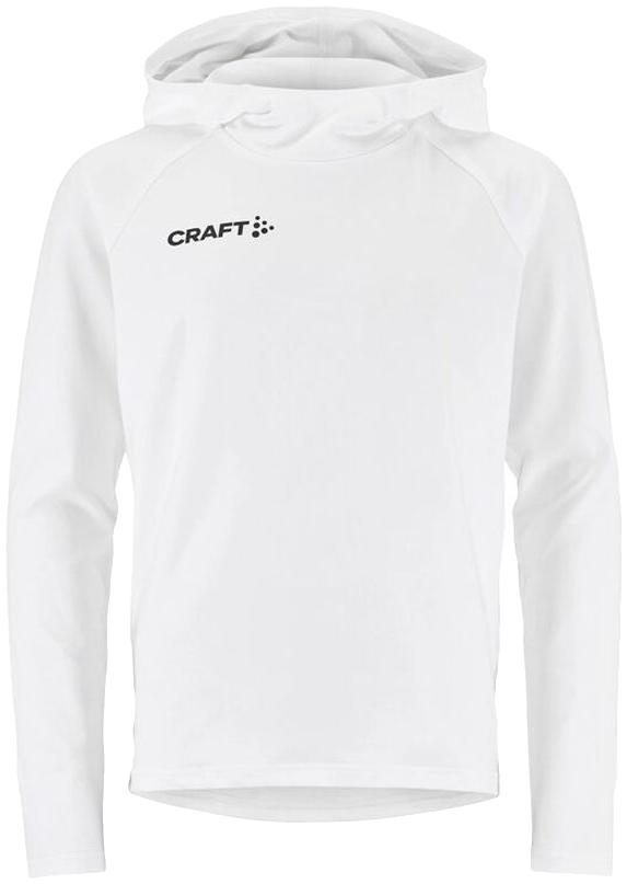 Craft Ability Polyester Hoodie, 164, weiß/schwarz