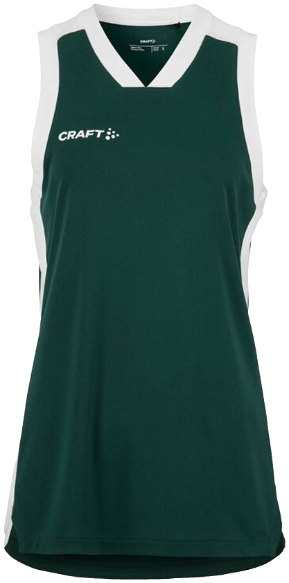 Craft Basket 2.0 Tanktop Contrast, 2XL, dunkelgrün/weiß