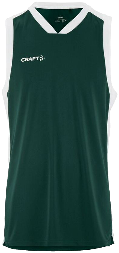 Craft Basket 2.0 Tanktop Contrast, 4XL, dunkelgrün/weiß