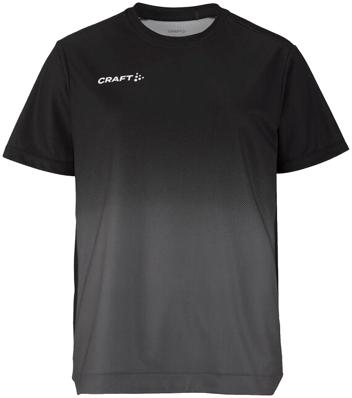 Craft Evolve 2.0 Trainingsshirt Structured Graphic, 2XL, schwarz/dunkelgrau