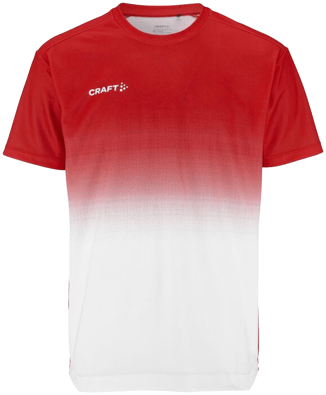 Craft Evolve 2.0 Structured Graphic Trainingsshirt, 3XL, rot/weiß