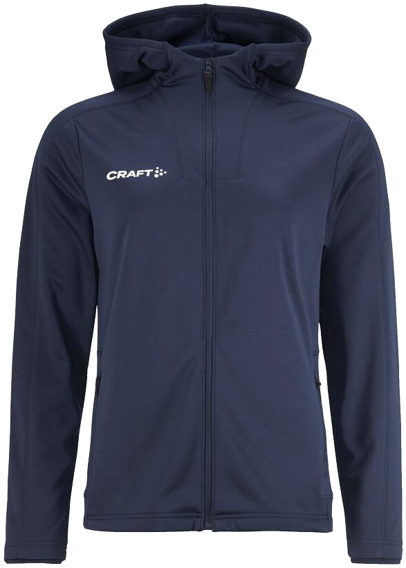 Craft Evolve 2.0 Trainingsjacke mit Kapuze, 2XL, marine/weiß