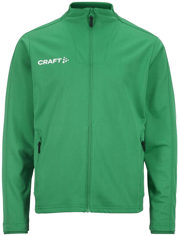 Craft Evolve 2.0 Trainingsjacke, 164, grün/weiß