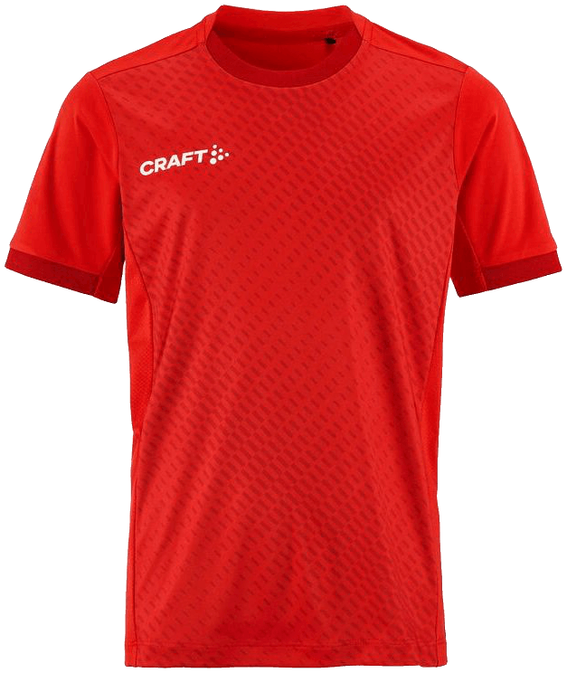 Craft Evolve 2.0 Graphic Trainingsshirt, 164, rot/weiß