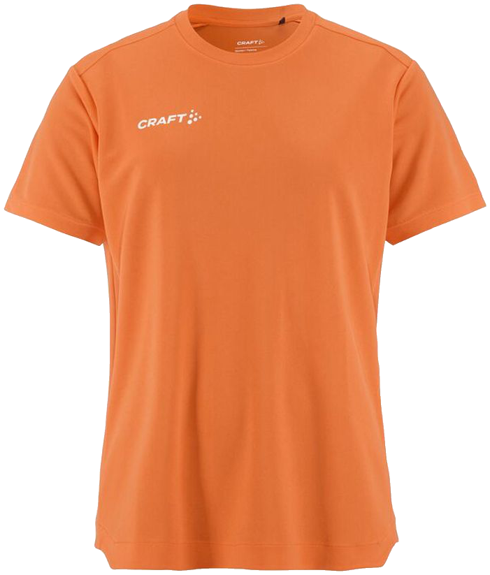 Craft Evolve 2.0 Structured Trainingsshirt, 2XL, orange/weiß