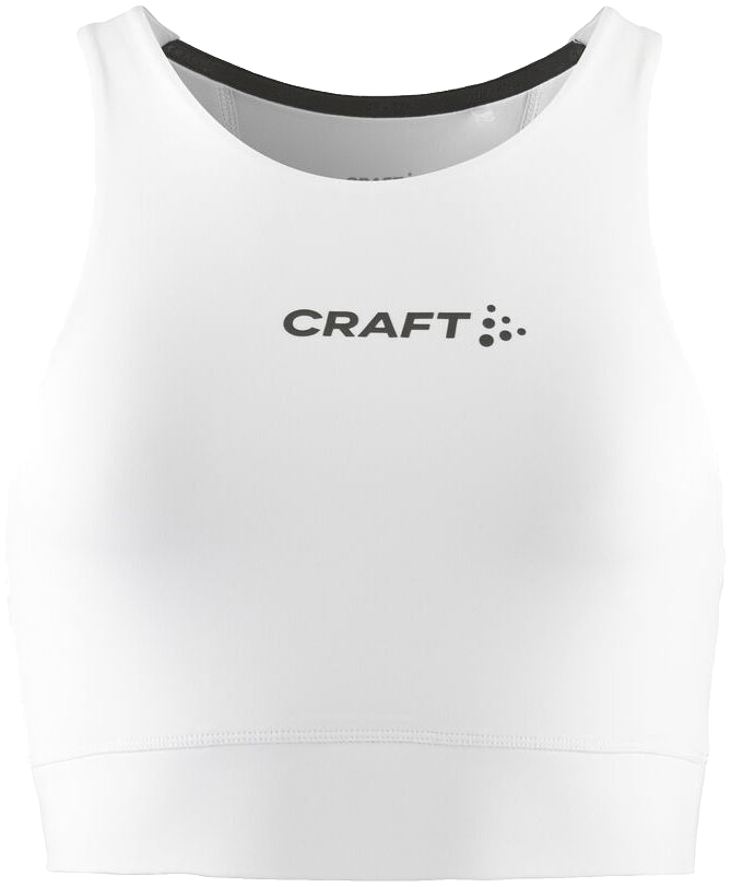 Craft Rush 2.0 Crop Top, XXL, weiß/schwarz