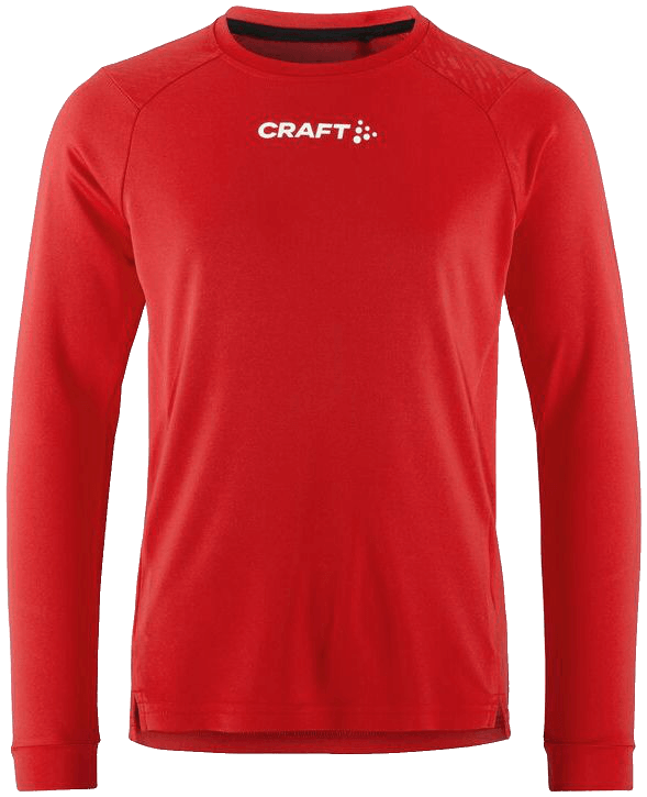 Craft Rush 2.0 Longsleeve, 164, rot/weiß