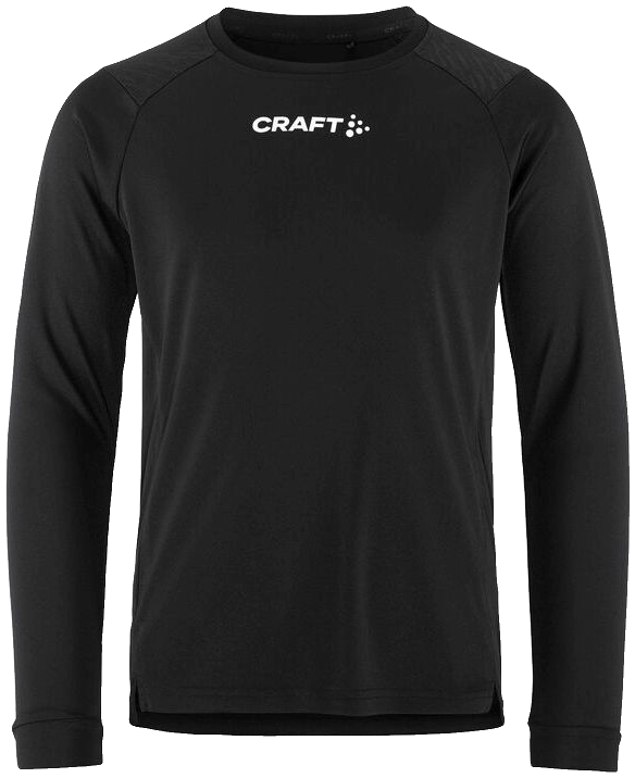 Craft Rush 2.0 Longsleeve, 164, schwarz/weiß