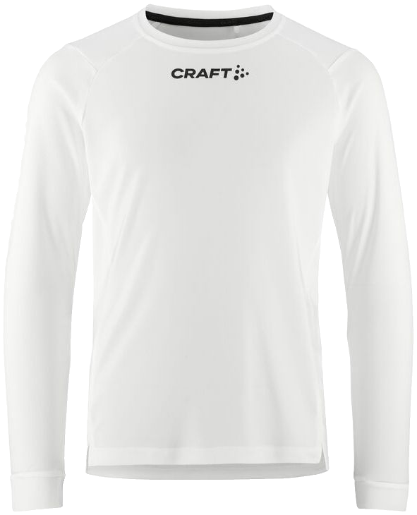 Craft Rush 2.0 Longsleeve, 164, weiß/schwarz