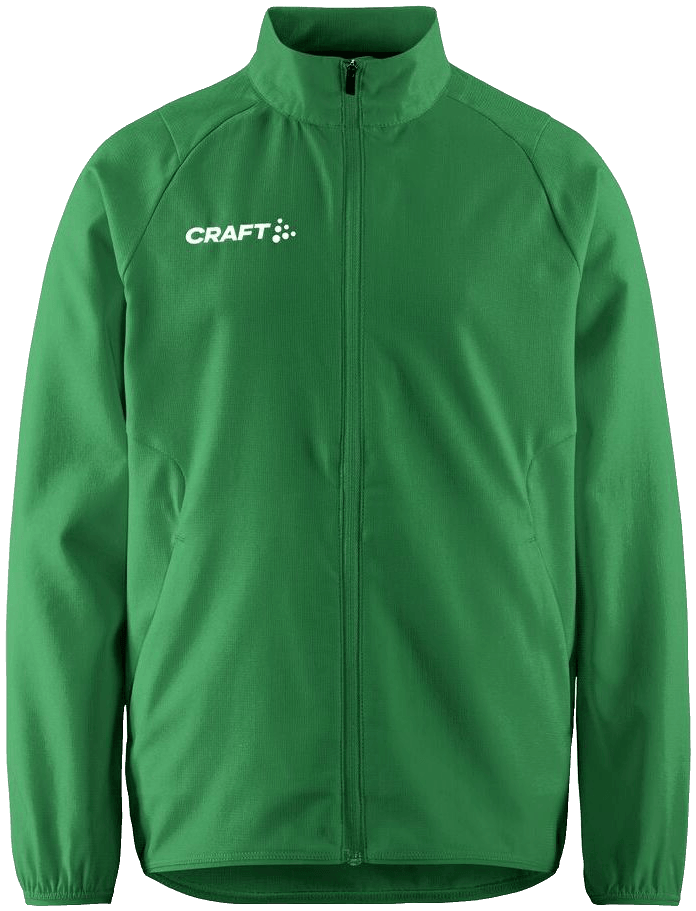Craft Rush 2.0 Trainingsjacke, 164, grün/weiß