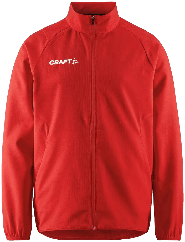 Craft Rush 2.0 Trainingsjacke, 164, rot/weiß