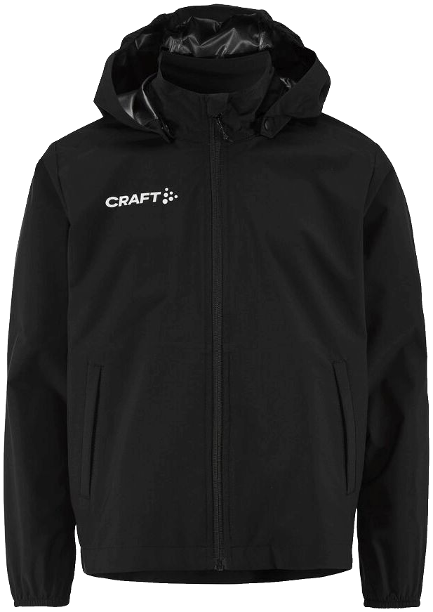 Craft Squad Go Allwetterjacke, 164, schwarz/weiß