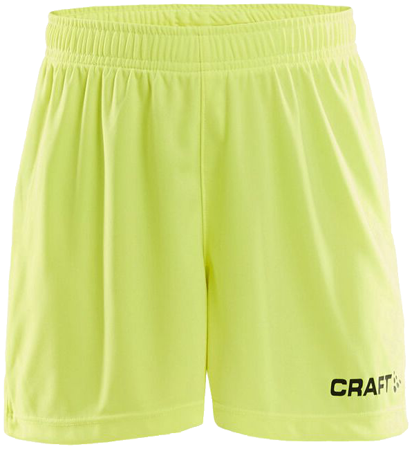 Craft Squad Go Torwartshorts, 164, neongelb/schwarz