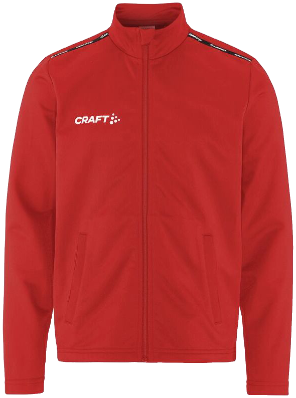 Craft Squad Go Trainingsjacke, 164, rot/weiß