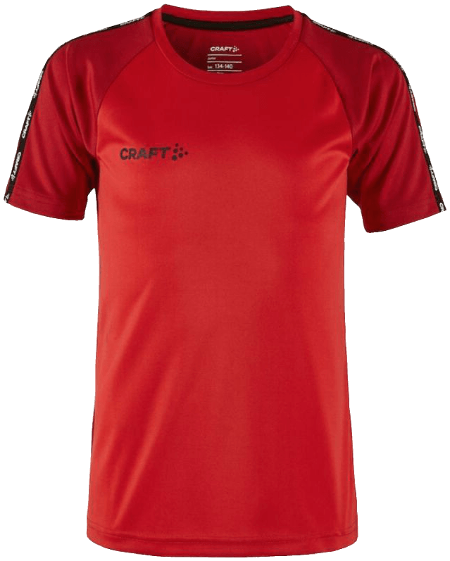 Craft Squad Go Trainingsshirt Contrast, 164, rot