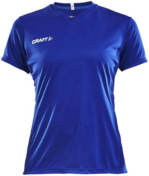 Craft Squad Go Solid Trainingsshirt, XXL, blau/weiß