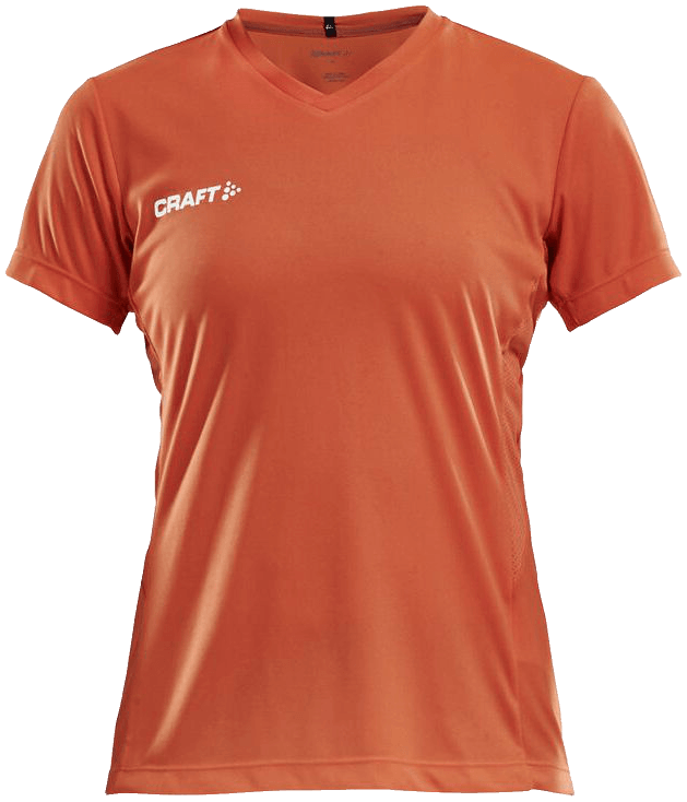 Craft Squad Go Solid Trainingsshirt, XXL, orange/weiß