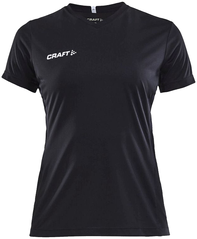 Craft Squad Go Solid Trainingsshirt, XXL, schwarz/weiß