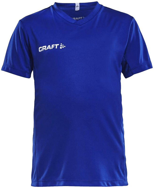 Craft Squad Go Trainingsshirt Solid, 164, blau/weiß
