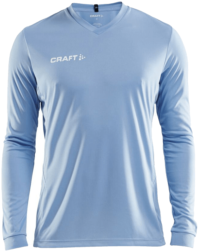 Craft Squad Go Langarm Trainingsshirt Solid, XXXL, hellblau/weiß