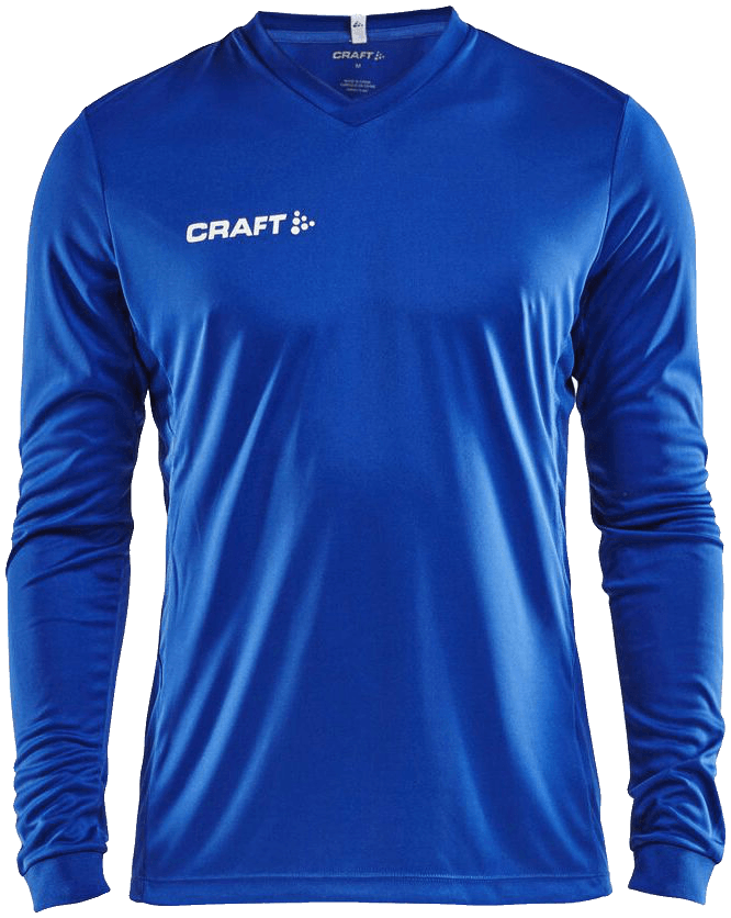 Craft Squad Go Langarm Trainingsshirt Solid, XXXL, blau/weiß
