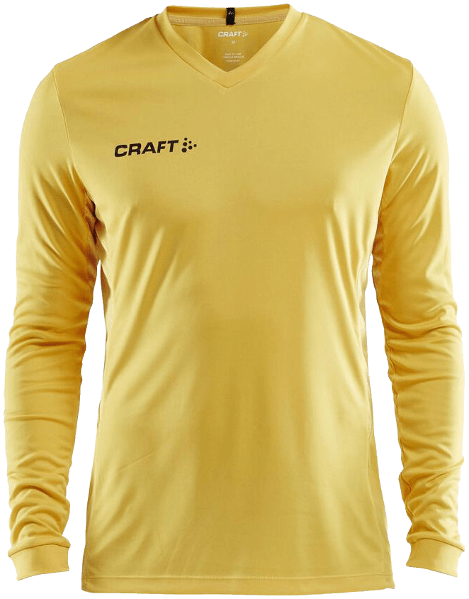 Craft Squad Go Langarm Trainingsshirt Solid, XXXL, gelb/schwarz