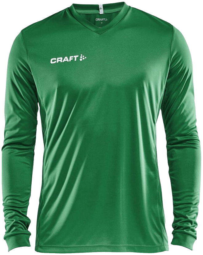 Craft Squad Go Langarm Trainingsshirt Solid, XXXL, grün/weiß