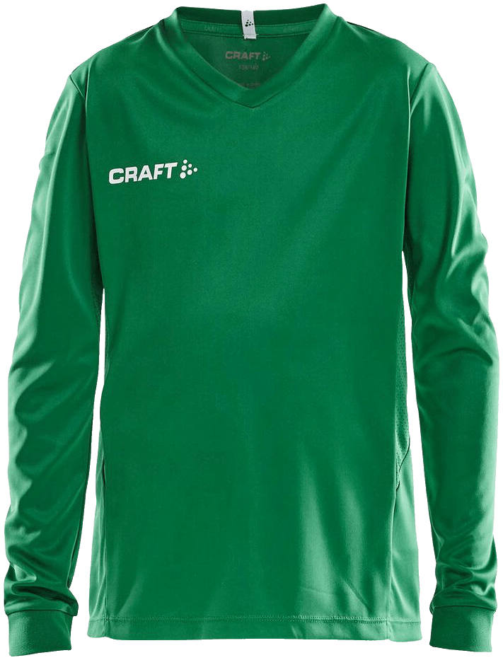 Craft Squad Go Langarm Trainingsshirt Solid, 164, grün/weiß