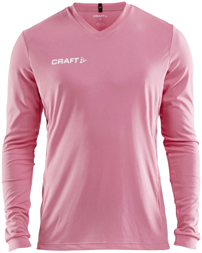 Craft Squad Go Langarm Trainingsshirt Solid, XXXL, pink/weiß