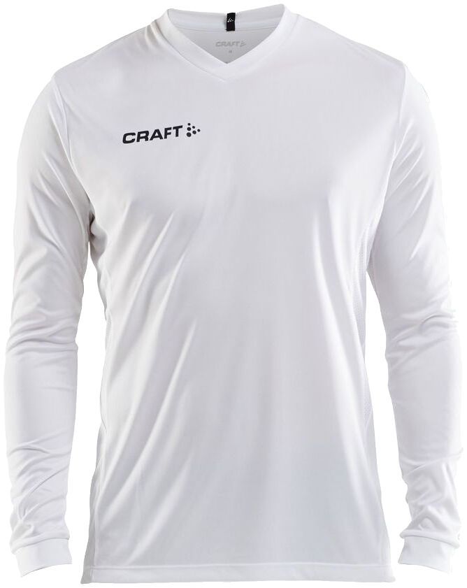 Craft Squad Go Langarm Trainingsshirt Solid, XXXL, weiß/schwarz