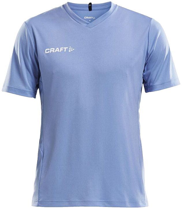 Craft Squad Go Solid Trainingsshirt, XXXL, hellblau/weiß