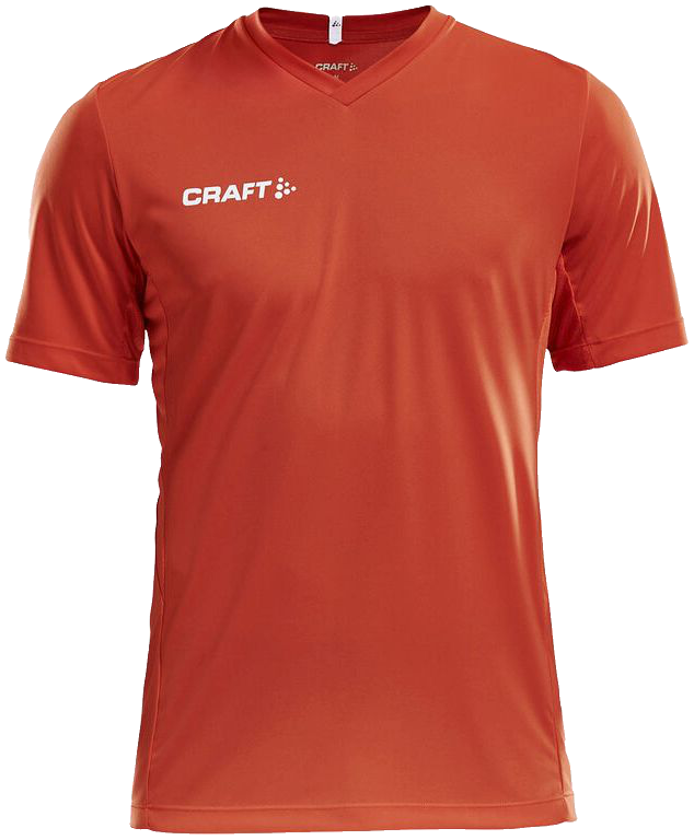 Craft Squad Go Solid Trainingsshirt, XXXL, orange/weiß