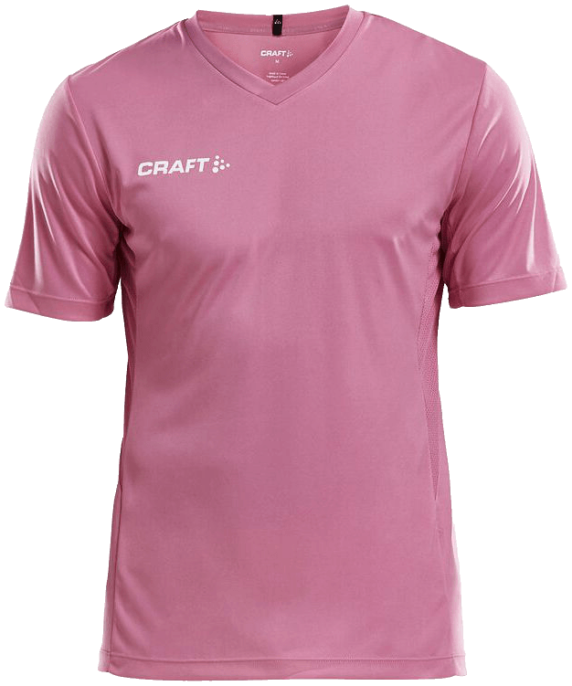 Craft Squad Go Solid Trainingsshirt, XXXL, pink/weiß