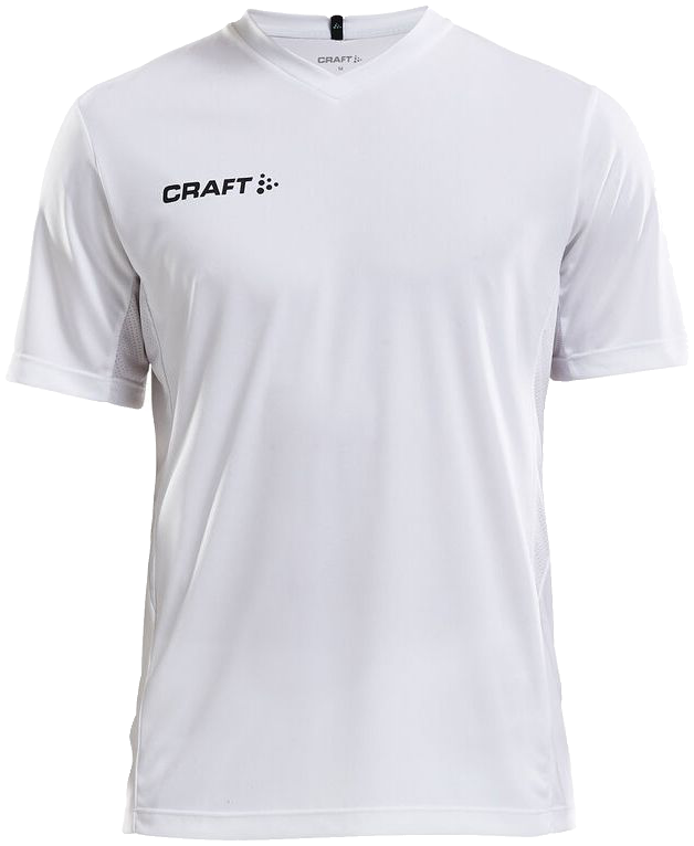 Craft Squad Go Solid Trainingsshirt, XXXL, weiß/schwarz