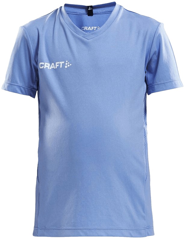 Craft Squad Go Solid Trainingsshirt, 164, hellblau/weiß