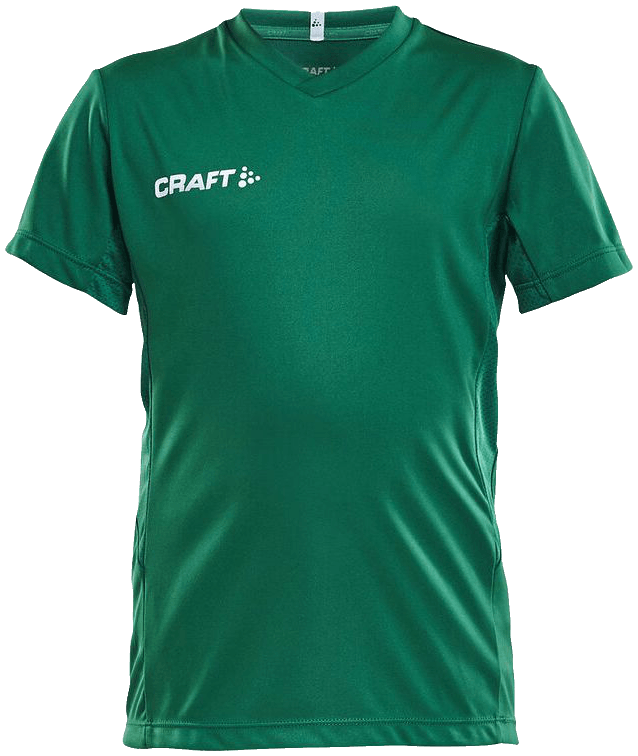 Craft Squad Go Solid Trainingsshirt, 164, grün/weiß