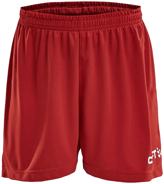 Craft Squad Go Trainingsshorts Solid, 164, rot/weiß