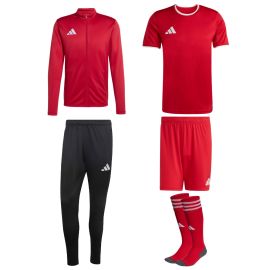 adidas Entrada 26 Fussball Jacken Set Herren Damen 5-teilig Trainingsjacke Trainingshose Trikot Shorts Sockenstutzen