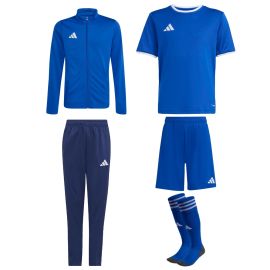 adidas Entrada 26 Fussball Jacken Set Kinder 5-teilig Trainingsjacke Trainingshose Trikot Shorts Sockenstutzen