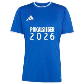 adidas Entrada 26 Pokalsiegershirt Schriftzug Herren Damen Trikot