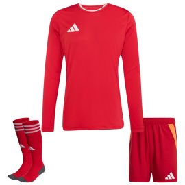 adidas Entrada 26 Trikotsatz Herren Damen 3-teilig Langarm Shorts Competition Match Sockenstutzen