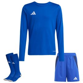 adidas Entrada 26 Trikotsatz Kinder 3-teilig Langarm Shorts Competition Match Sockenstutzen